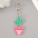 Acryl keychain "Cactus in a pink pot" 3x5.8 cm