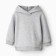 Sweatshirt for a girl, color medium gray melange, height 98 cm (56)