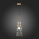 Suspension lamp ST LUCE. SL1016.203.01. Narrio. 1x60 W, E27, 18x18 cm, golden color