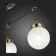 Ceiling EVOLUCE lamp. Sle110302-03. Stricce. 3x60 watts, E27, 59x59x36 cm, black color, bronze