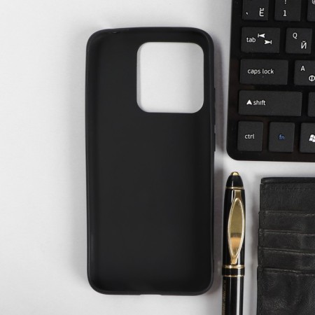 Pero cover, for Xiaomi Redmi 10a, silicone, black-1