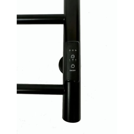 The electric heated tower "Sanprise" Aurora P4, 400x500 mm, universal, black-6
