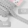 Gum is openwork, 16 mm, 10 ± 1 m, gray color