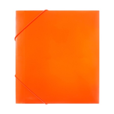 Elastic band A5, 500 μm, Calligrata, spine 30 mm, neon, orange-1