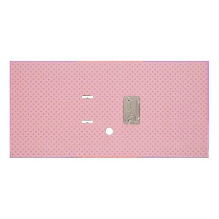 A4, 75 mm registrar folder, Davente Pastel, collapsible, metallic edging, matte lamination, color pastel purple-2