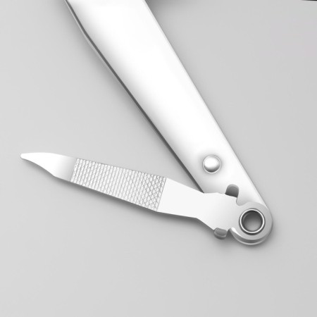 Kusachki - Pedicier, with a file, 7.6 cm, silver color-1