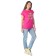 Female T -shirt, size 44, fuchsia color
