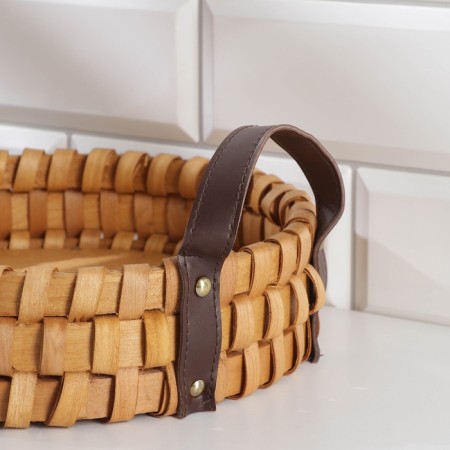 Breakfast Breeds Breakfast Prints “array”, with handles made of artificial leather, d = 25 cm-2