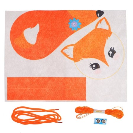 Set for creating a bag of felt "Cute Fox"-4