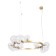 Vincent 32 cm chandelier, D 98 cm, 15x40W G9