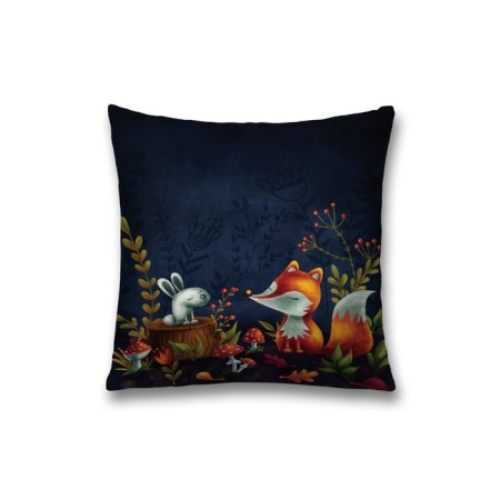 Pillowess decorative "Forest Friends", on a zipper, size 45x45 cm
