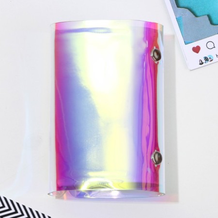 Busman from holographic PVC, 20 holders, 8x1x10.5 cm-4