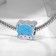 Talisman "Cartoon" Bear, Color in silver