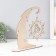 Souvenir tree "Herringbone Curvated with a star" 30x27 cm (set 3 parts)