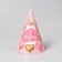 Colling Festive Paper "1 year. Baby ", balls and stars, 16 cm, pink color