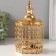 Summary metal for 3 candles "circles" gold d = 3.5 cm 12x12x21.5 cm