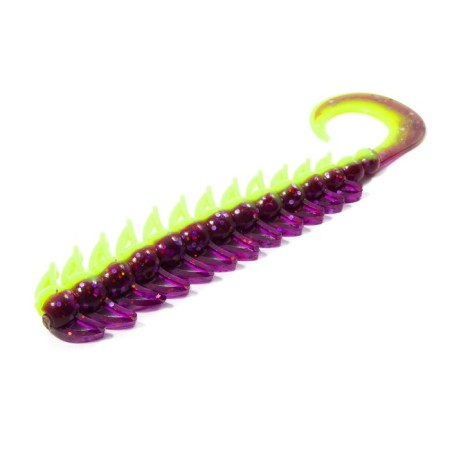 Twizter Yaman Pro Ruff, 12.7 cm, color #26-Violet Chartreuse, packaging 5 pcs.