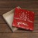 The box is folding, the lid is "Magic Winter" 20 x 20 x 6 cm