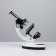 Microscope "Practice", multiplicity of 1200, 600, 300, in the case, with props
