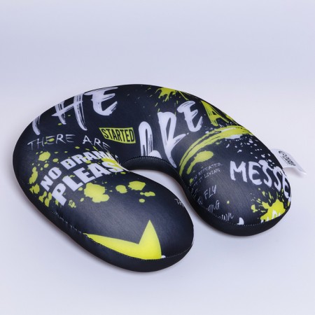Children's pillow for travel anti -stress "Graffiti"-2