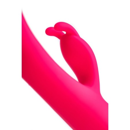 Vibrator to stimulate the Gp with the Eroteq rablock clitoral process, silicone, 23.5 cm, pink-12