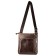 Male bag, lightning department, 2 outer pockets, adjustable belt, brown color