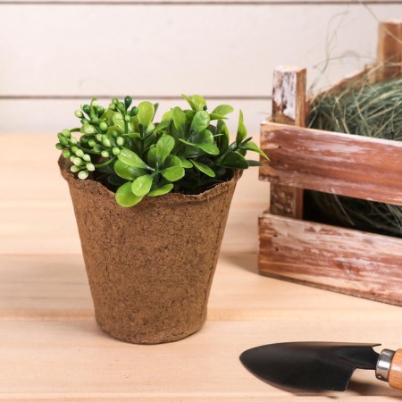 Peat pot, 350 ml, 9 × 9 cm, set of 9 pcs.-7
