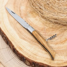 Folding “ivy” Knock 21cm, blade 95mm/3mm, with a corkscrew, hilt of a tree