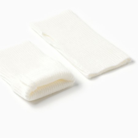Female mittens minku, milk color, 18 cm-1