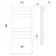 Terminus heated towel rail "Aurora" P8, 500x800 mm, dimmer, black matte