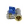 Aquasfera collector 7016-05, 1 "x16 mm, 3 outings, compression with ball valves, 35 mm