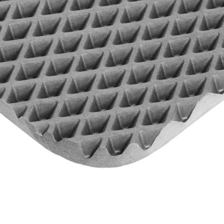 EVA carriers of car, universal, l (medium size), without edging, gray, set-3