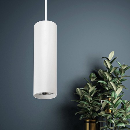 Lamp Cob, 10W, D80x30 cm, white