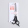 Filive scissors with emphasis, blade - 7 cm, black color