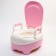 Pot children's "Hippo", white/pink color