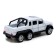 Metal machine "Jeep 6x6", 1:32, inertia, white color