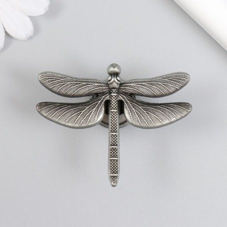 Pen for the casket Metal "Dragonfly" aged silver 4.7x6 cm
