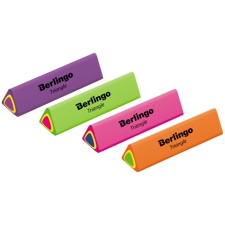 Triangle eraser, triangular, thermoplastic rubber, 44x15x15 mm