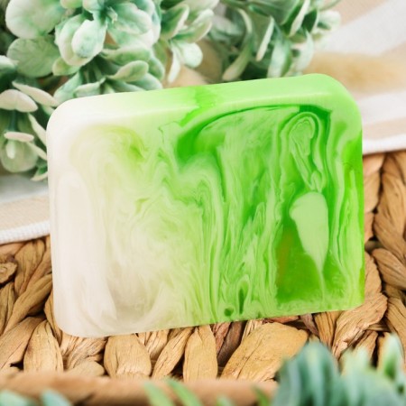 SPA soap - care for the bath and sauna "Green Tea and Bamboo" Dobroparov Handmade 80 grams-1