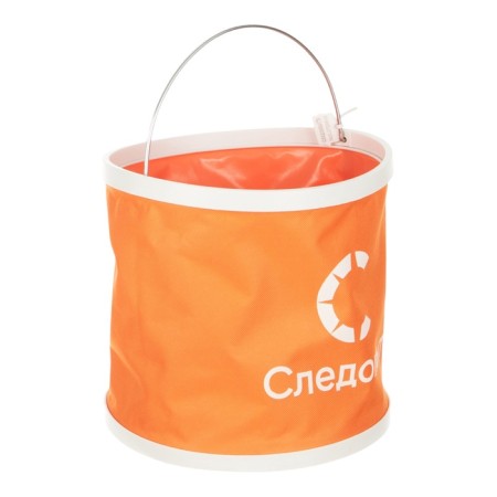 A folding rally bucket, 9 l, orange, without a case-1