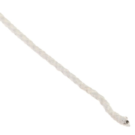 Knitting cord "Classic" without a core 100% polyester width 4mm 100m (white)-1