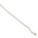 Knitting cord "Classic" without a core 100% polyester width 4mm 100m (white)