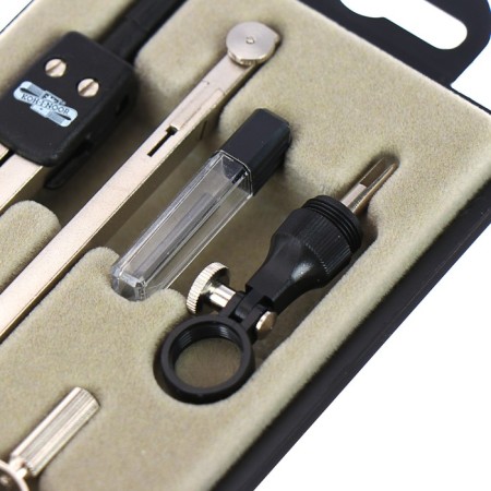 Ready-made KOH-I-NOOR 6902, 6 items, professional, compass 140 mm, in a plastic case-2