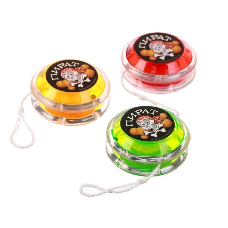 Yo-yo "pirate", inside balls, color mix-4