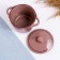 Ceramic pot for baking "Agnes" Gray, 0.5l
