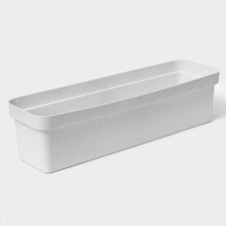 Balcony box for the colors "Eco", 12 l, 60 cm, color light granite