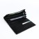 Women's wallet on a magnet, black color