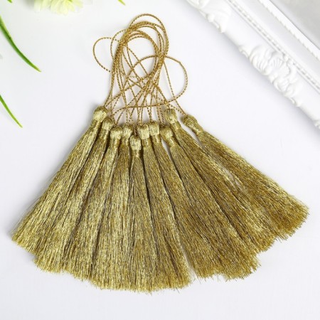 Brush, gold 8 cm-2
