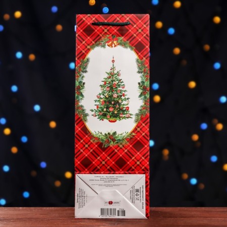 Package for a bottle Gift "Gift to you", 12 x 36 x 8.5 cm-1
