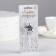 Candle in the cake on the skewer "Air star", number 3, 3.5 cm, silver